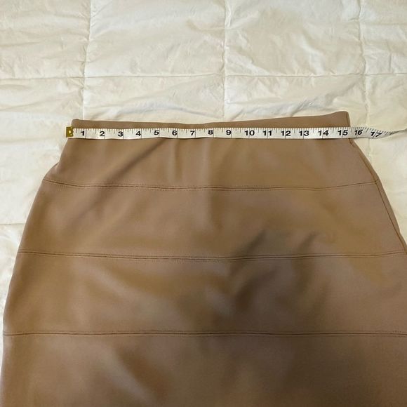Alfani mini pencil skirt elastic waist spandex med. medium mini spandex skirt. - Picture 7 of 9